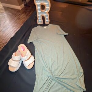 Z Supply Olive T-Shirt Dress